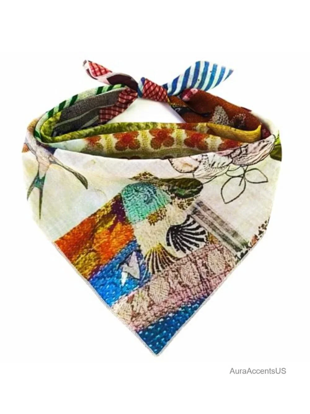 100% Cotton Lightweight Square Scarf 25